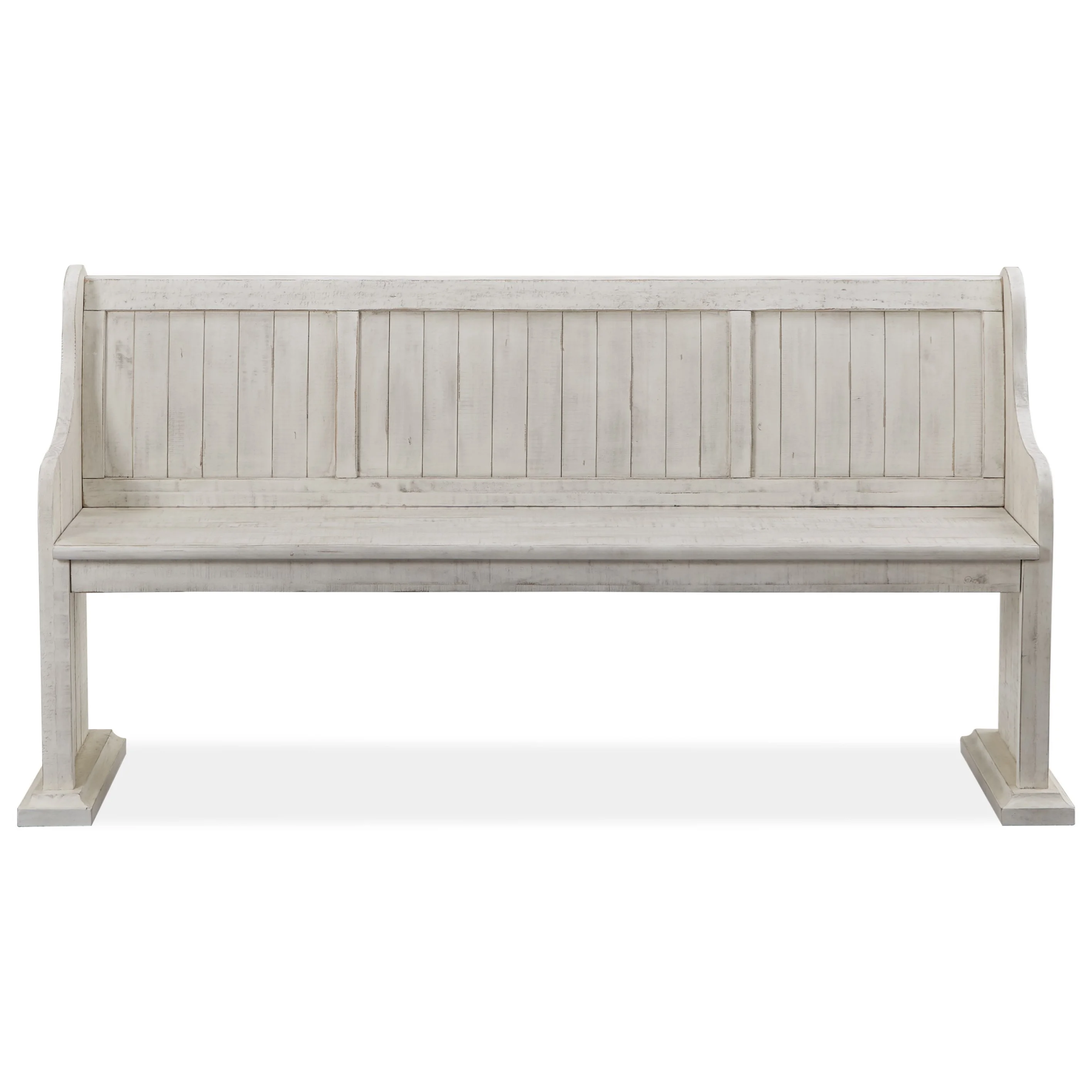Magnussen Home Bronwyn Dining D4436-79 Farmhouse Dining Bench with ...